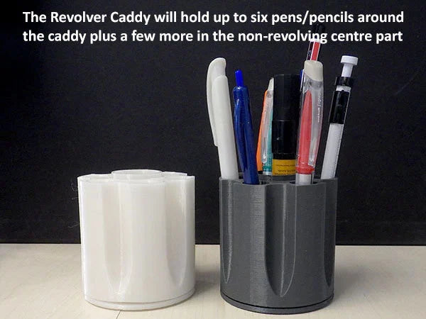 Revolver-Style Pen Caddy