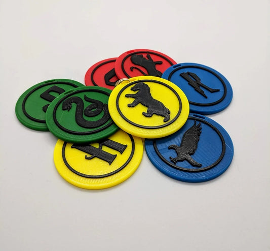 Wizarding House 3D Keychain